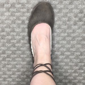 Free People Lace-up Flats Size 8 Euro 38 NEW